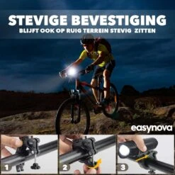 LED Fietsverlichting Set – Oplaadbaar Via USB - Voorlicht En Achterlicht - Waterbestendig - Complete Fietslamp Set -Fietsuitrustings Winkel 1200x1200 222