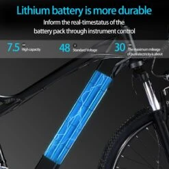 Elektrische Fiets Off-Road | E-Fietsen | Electric Mountain Bike | E-bike | 250W Motor | 26 Inch | Zwart BK7 -Fietsuitrustings Winkel 1200x1200 27