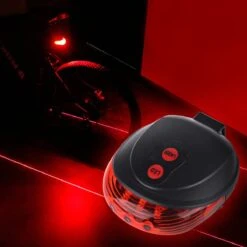 Fiets Achterlicht - LED Licht Met Laser - Fiets Lamp - Waterdicht - Racefiets Verlichting - Inclusief Batterijen - Rheme -Fietsuitrustings Winkel 1200x1200 342