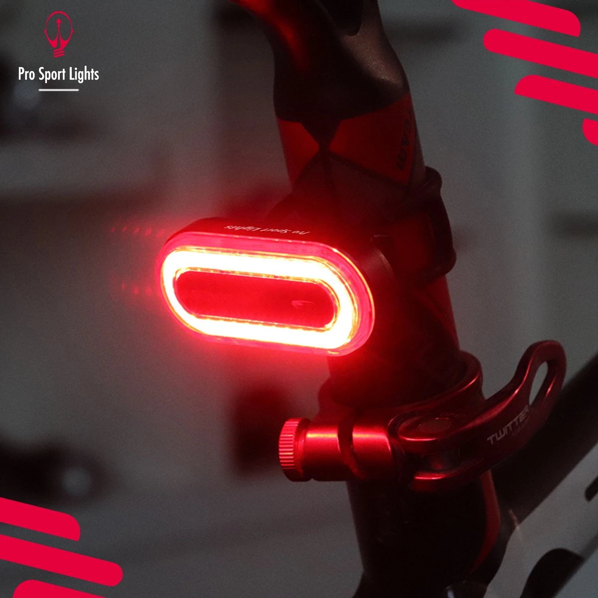 1200 Lumen & 100 Lumen Pro Sport Lights Fietsverlichtingsset - LED Fietslampen USB Oplaadbaar 11 1200 Lumen & 100 Lumen Pro Sport Lights Fietsverlichtingsset - LED Fietslampen USB Oplaadbaar - Afbeelding 11