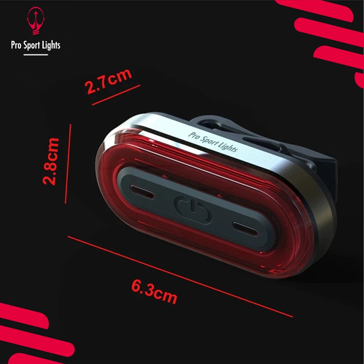 1200 Lumen & 100 Lumen Pro Sport Lights Fietsverlichtingsset - LED Fietslampen USB Oplaadbaar 16 1200 Lumen & 100 Lumen Pro Sport Lights Fietsverlichtingsset - LED Fietslampen USB Oplaadbaar - Afbeelding 16