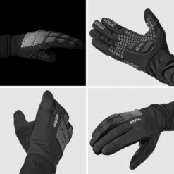 GripGrab - Ride Windproof Lente Herfst Fietshandschoenen Lange Vinger - Zwart - Unisex - Maat XL -Fietsuitrustings Winkel 1200x1200 441