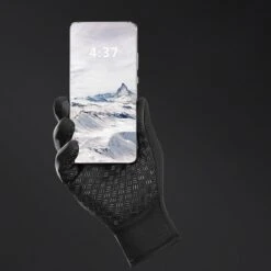 Merkloos Tech Fleece Handschoenen - Zwart - Maat M -Fietsuitrustings Winkel 1200x1200 454