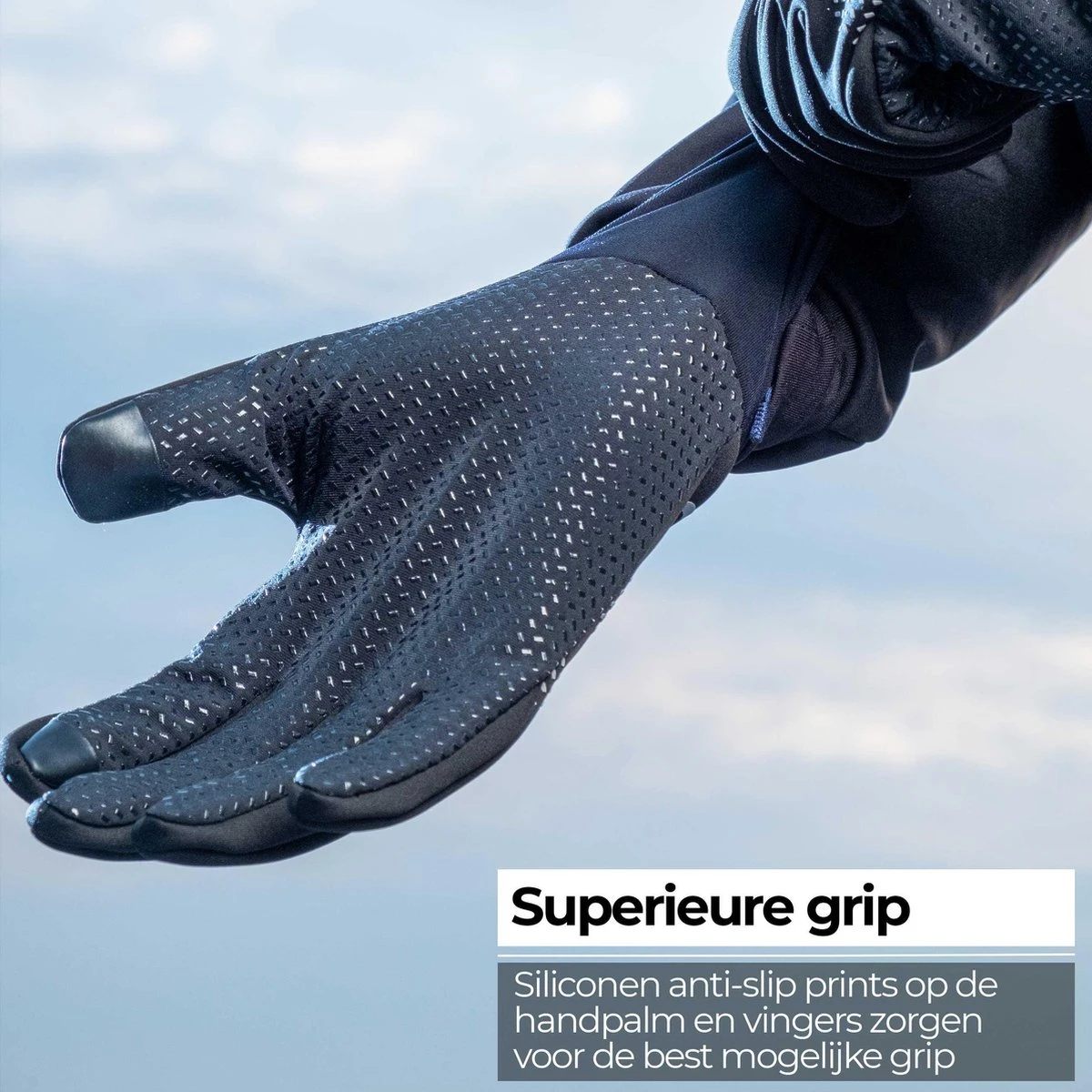 BBB Cycling RaceShield WB 2.0 Fietshandschoenen Winter - Fiets Handschoenen Touchscreen - Winddicht - Zwart - Maat L 4 BBB Cycling RaceShield WB 2.0 Fietshandschoenen Winter - Fiets Handschoenen Touchscreen - Winddicht - Zwart - Maat L - Afbeelding 4
