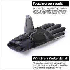 BBB Cycling ColdShield Fietshandschoenen Winter - Fiets Handschoenen Touchscreen - 0-10 ℃ - Winddicht - Zwart - Maat M -Fietsuitrustings Winkel 1200x1200 462