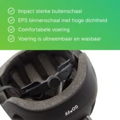 GOOFF® PILOT 3 In 1 Snorscooterhelm Met Afneembaar Vizier - Matzwart - Lichtgewicht Snorfiets Helm - NTA Gecertificeerd Speed Pedelec Helm - Geschikt Voor Blauw Kenteken Snorscooter En Snorfiets - Maat L - Voor Vrouwen En Mannen -Fietsuitrustings Winkel 1200x1200 533