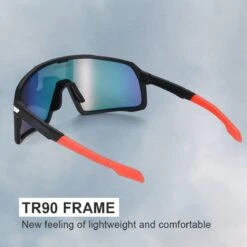 DOWO® - Fietsbrillen - Sportbrillen - Professionele Fietsbril - Lichtgewicht Racefiets -Fietsuitrustings Winkel 1200x1200 605