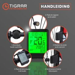 Kilometerteller Fiets - Fietscomputer Draadloos - KM Teller Fiets - Waterdicht Met 17 Functies Snelheidsmeter -Fietsuitrustings Winkel 1200x1200 630