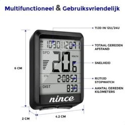 Nince Draadloze Fietscomputer Van Hoge Kwaliteit 2022 Model - Fiets Computer Draadloos Waterdicht -Fietsuitrustings Winkel 1200x1200 635