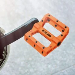 Zacro Fietspedalen - Nylon Antislip Mountainbike Pedalen - Platformpedalen - 9/16 - 2 Lagers - Antislip Waterdicht Anti Stof - Oranje -Fietsuitrustings Winkel 1200x1200 723