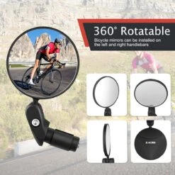 Zacro 2 Pack Fietsspiegel Ebike- Fietsbel- Veiligheidsspiegel- 360° Verstelbare En Draaibare Fietsspiegel– Universeel- Zwart 9 Zacro 2 Pack Fietsspiegel Ebike- Fietsbel- Veiligheidsspiegel- 360° Verstelbare En Draaibare Fietsspiegel– Universeel- Zwart -Fietsuitrustings Winkel 1200x1200 784