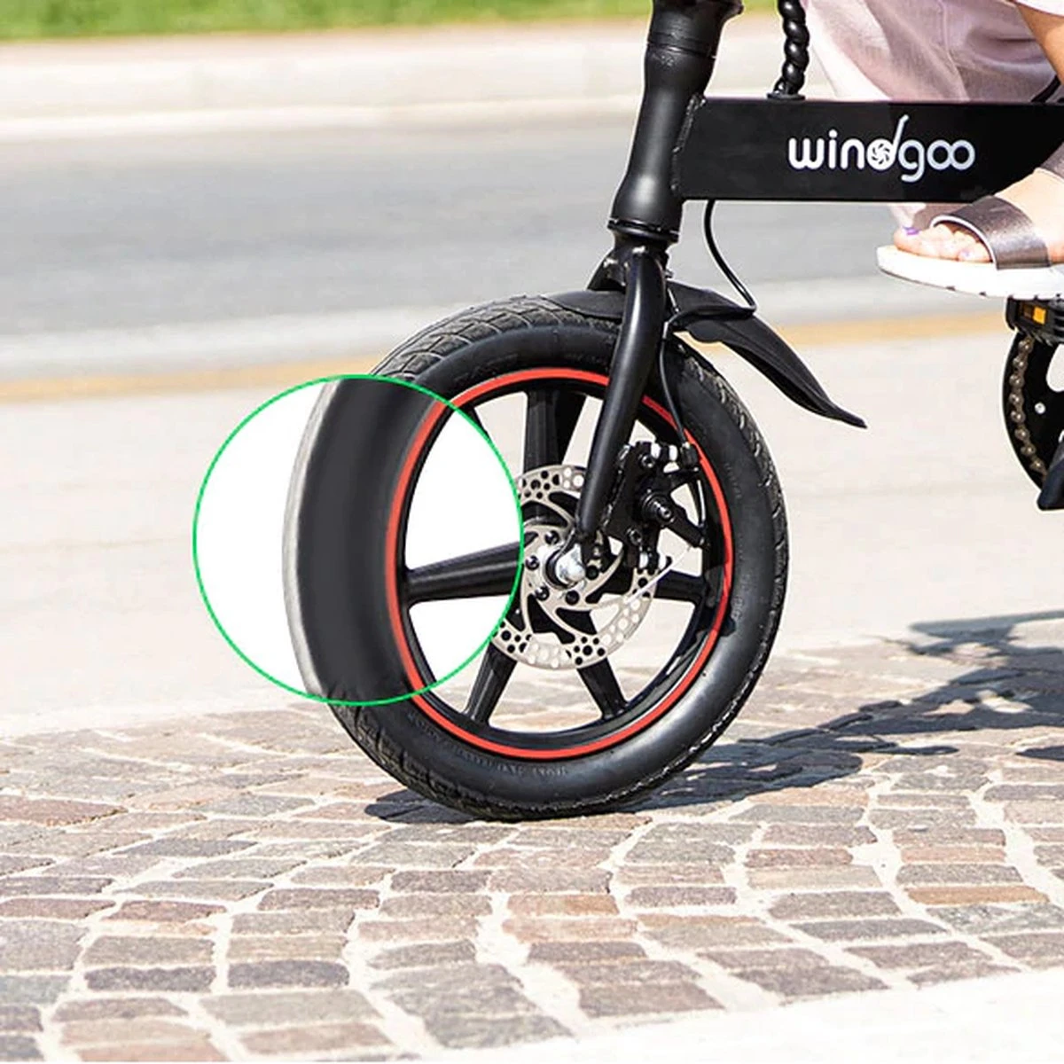 Windgoo B20 Elektrich Fiets E Bike Vouwfiets - Gashendel Versie 8 Windgoo B20 Elektrich Fiets E Bike Vouwfiets - Gashendel Versie - Afbeelding 8