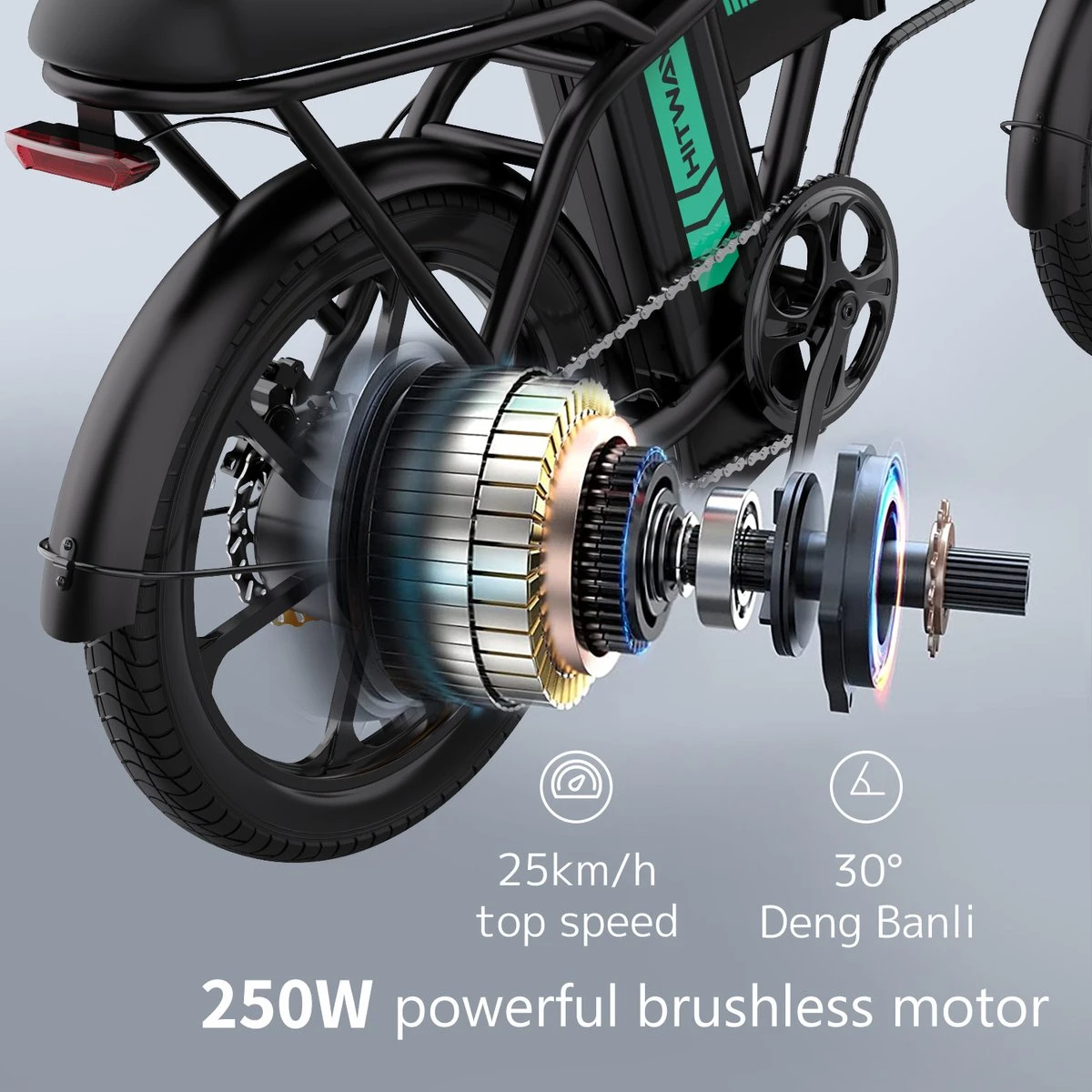 Hitway BK5 - Elektrische Fiets - E-Bike Opvouwbaar - 8,4Ah Accu- 2023 Model 4 Hitway BK5 - Elektrische Fiets - E-Bike Opvouwbaar - 8,4Ah Accu- 2023 Model - Afbeelding 4