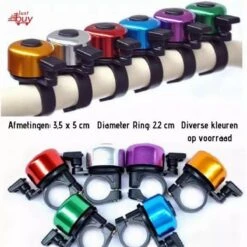 Stoere Fietsbel - Racefiets - Kinderfiets - Geluid - Diverse Kleuren - BLAUW -Fietsuitrustings Winkel 1200x1200 945