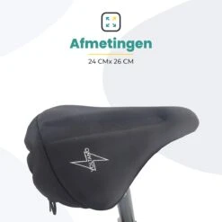 Voltano Luxe Gel Zadelhoes Fiets – Zwart – Met Uitsparing – Brede Fietszadels - 100% Waterdicht - Universele Zadeldek -Fietsuitrustings Winkel 1200x1200 971