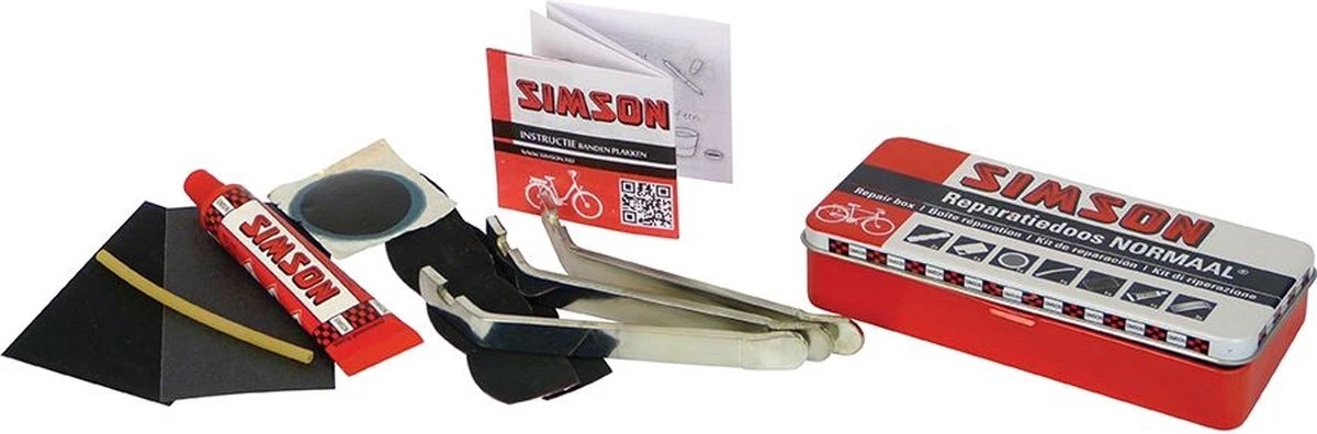 Simson Bandenreparatieset - Bandenplakset Compleet - Type Normaal T.b.v. Fiets - 7 Delig 16 Simson Bandenreparatieset - Bandenplakset Compleet - Type Normaal T.b.v. Fiets - 7 Delig - Afbeelding 16