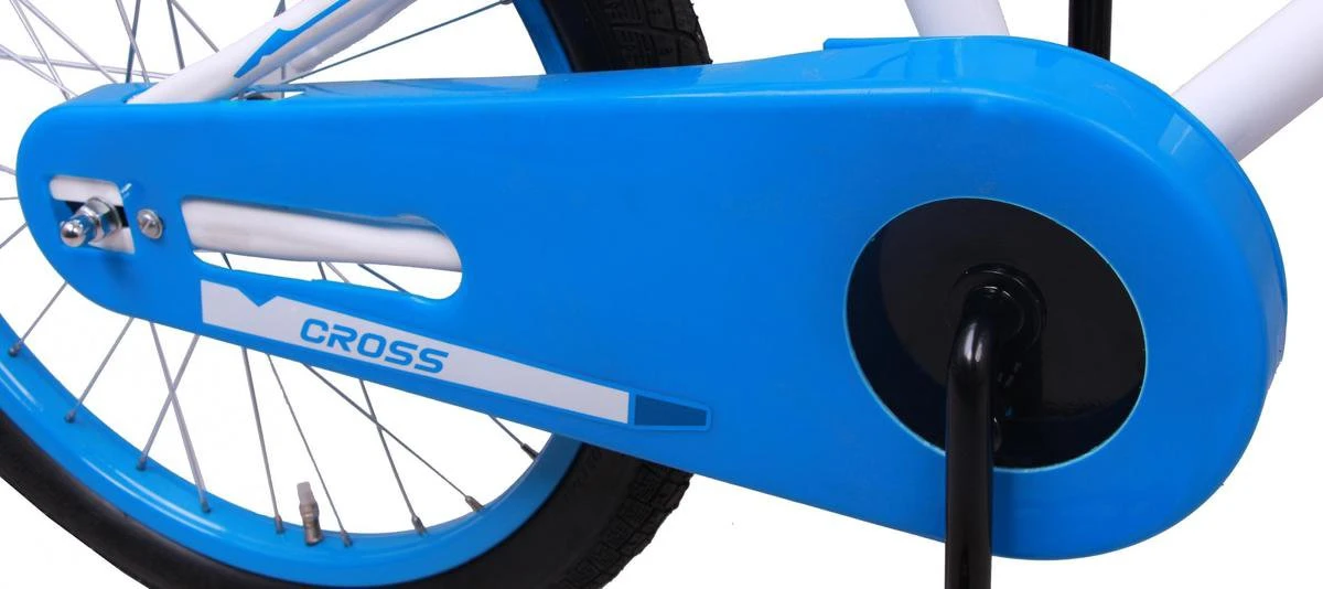 Amigo Cross Jongensfiets - Kinderfiets 20 Inch - Wit/Blauw 9 Amigo Cross Jongensfiets - Kinderfiets 20 Inch - Wit/Blauw - Afbeelding 9