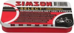 Simson Bandenreparatieset - Bandenplakset Compleet - Type Select T.b.v. Fiets - 23 Delig -Fietsuitrustings Winkel 1200x551 1