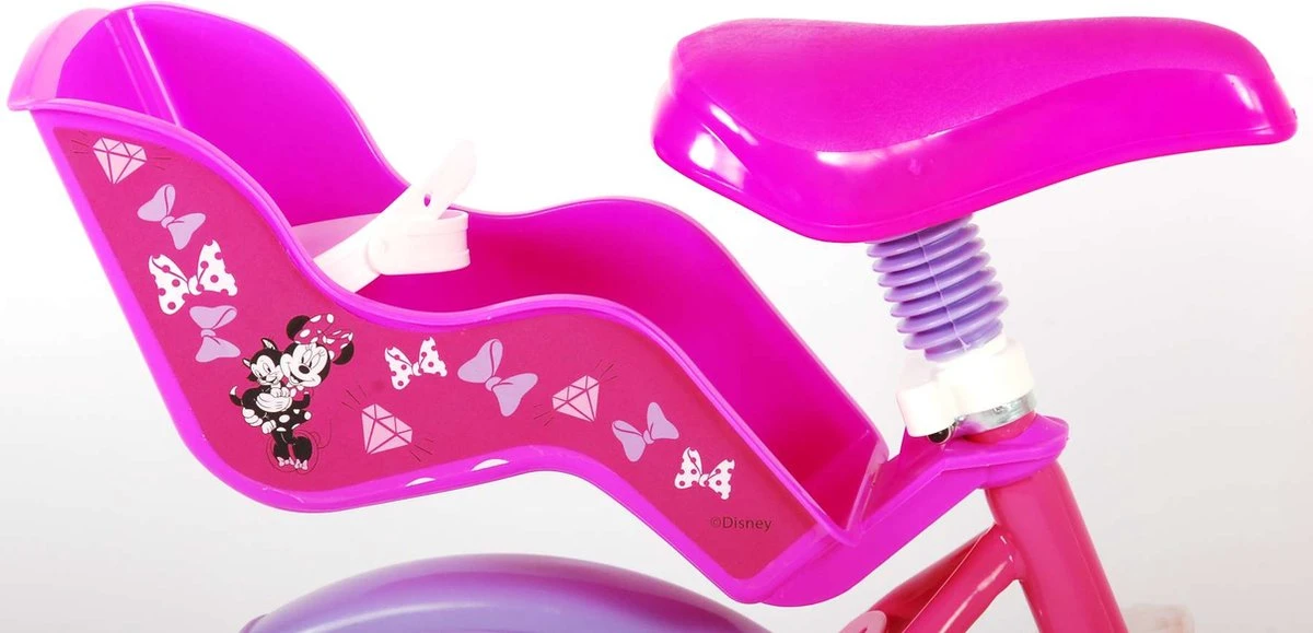 Disney Minnie Cutest Ever! Kinderfiets - Meiden - 12 Inch - Roze - Doortrapper 7 Disney Minnie Cutest Ever! Kinderfiets - Meiden - 12 Inch - Roze - Doortrapper - Afbeelding 7