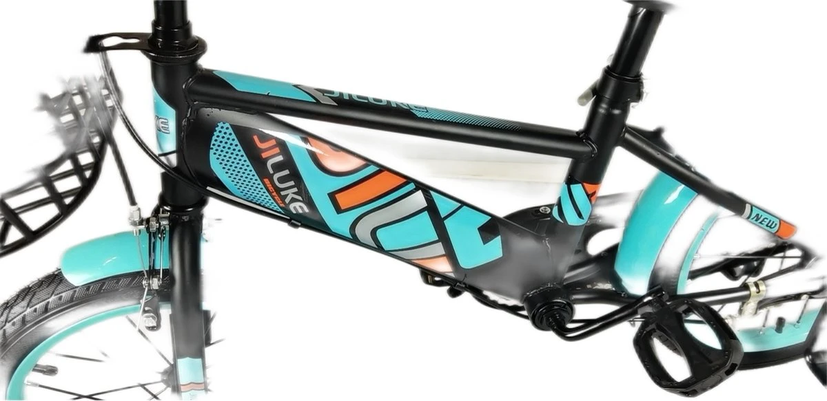 Kinderfiets - 16 Inch Kinderfiets -vanaf 4-7 Jaar Jongens En Meisjes Fietsen - Terugtrap -Rem -Stabilisatoren(2 Zijwieltjes)- Mandje - Achterbank - Groen 7 Kinderfiets - 16 Inch Kinderfiets -vanaf 4-7 Jaar Jongens En Meisjes Fietsen - Terugtrap -Rem -Stabilisatoren(2 Zijwieltjes)- Mandje - Achterbank - Groen - Afbeelding 7