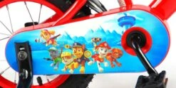 Volare Paw Patrol Kinderfiets - Jongens - 12 Inch - Rood/Blauw -Fietsuitrustings Winkel 1200x600