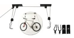 Merkloos Double Fietslift Ophangsysteem - Plafond Fietsbeugel Met Haken - Fietshaak Plafondlift Ophangbeugel - 2 Ophanghaken -Fietsuitrustings Winkel 1200x627 1
