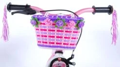 Volare Rose Kinderfiets - Meisjes - 14 Inch - Roze Wit - 95% Afgemonteerd -Fietsuitrustings Winkel 1200x669