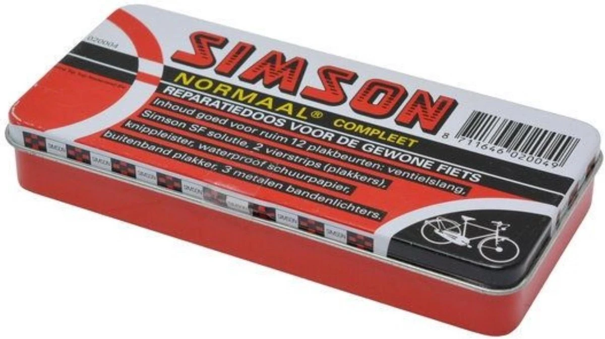 Simson Bandenreparatieset - Bandenplakset Compleet - Type Normaal T.b.v. Fiets - 7 Delig 14 Simson Bandenreparatieset - Bandenplakset Compleet - Type Normaal T.b.v. Fiets - 7 Delig - Afbeelding 14