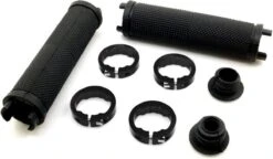 ESTARK® - Fietshandvatten - Lock-On - Handvatten - Universeel - Fiets – Mountainbike – Professioneel - Grips - Extra Grip – Fietshandvaten -Handvaten - Handig Te Monteren - Anti-slip – Fietsen – Stuur – Bikegrips – Lock-on Aanspanbaar - Zwart - LO-zw -Fietsuitrustings Winkel 1200x699 1