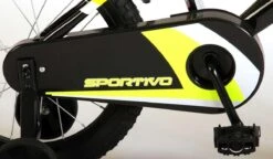 Volare Sportivo Kinderfiets - Jongens - 16 Inch - Neon Geel Zwart - 95% Afgemonteerd -Fietsuitrustings Winkel 1200x699