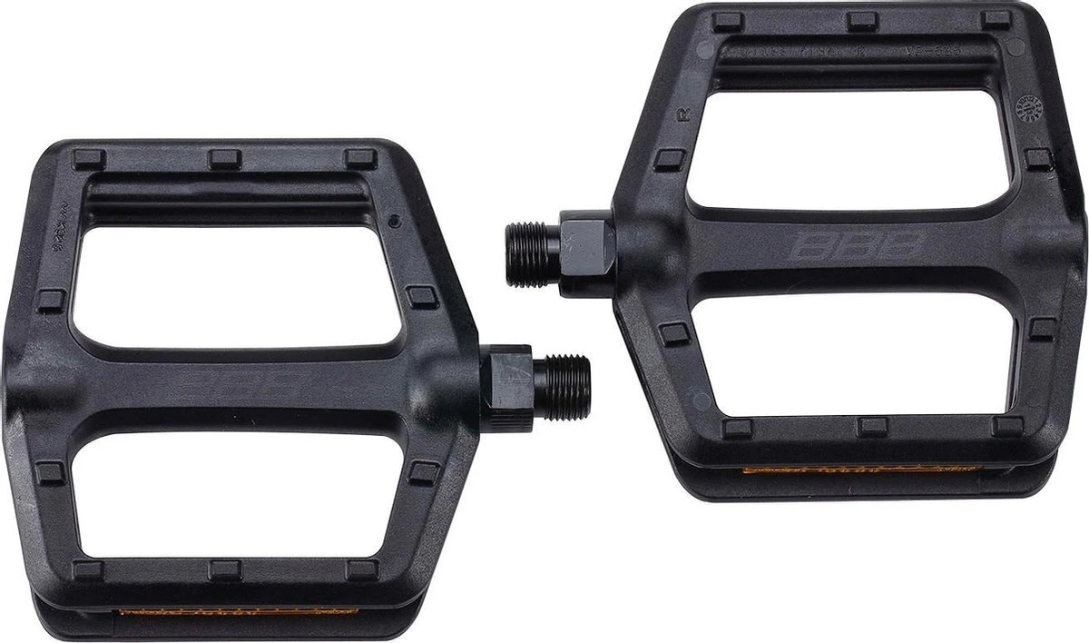 BBB Cycling TrailRide MTB & E-Bike Set Fietspedalen - Platformpedalen - Antislip Reflector Pedalen - Zwart - BPD-35 3 BBB Cycling TrailRide MTB & E-Bike Set Fietspedalen - Platformpedalen - Antislip Reflector Pedalen - Zwart - BPD-35 - Afbeelding 3