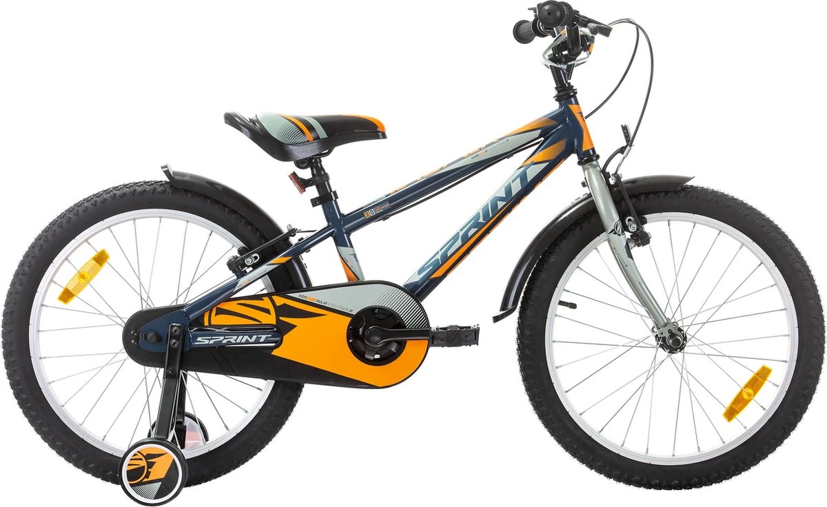 Sprint Casper - Mountainbike - Jongensfiets 20 Inch - Blauw/Oranje - Kinderfiets - Framemaat:26 Cm - BK21SI0810_2 Rij1-3-4 2 Sprint Casper - Mountainbike - Jongensfiets 20 Inch - Blauw/Oranje - Kinderfiets - Framemaat:26 Cm - BK21SI0810_2 Rij1-3-4 - Afbeelding 2