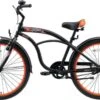Bikestar 24 Inch Cruiser Kinderfiets, Zwart