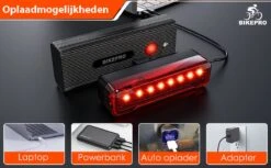BikePro LED Fietsverlichting Set - Voorlicht En Achterlicht - USB Oplaadbaar - Fietslamp - Koplamp Fiets - Fietslampjes - Fietslichten -Fietsuitrustings Winkel 1200x741 6