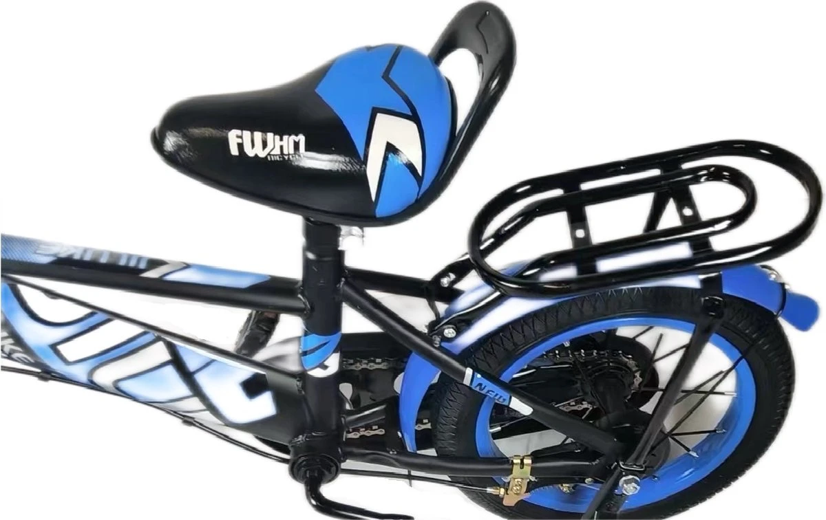 Kinderfiets - 14 Inch Kinderfiets -vanaf 3-5 Jaar Jongens En Meisjes Fietsen - Terugtrap -Rem -Stabilisatoren(2 Zijwieltjes)- Mandje - Achterbank - Blauw 10 Kinderfiets - 14 Inch Kinderfiets -vanaf 3-5 Jaar Jongens En Meisjes Fietsen - Terugtrap -Rem -Stabilisatoren(2 Zijwieltjes)- Mandje - Achterbank - Blauw - Afbeelding 10
