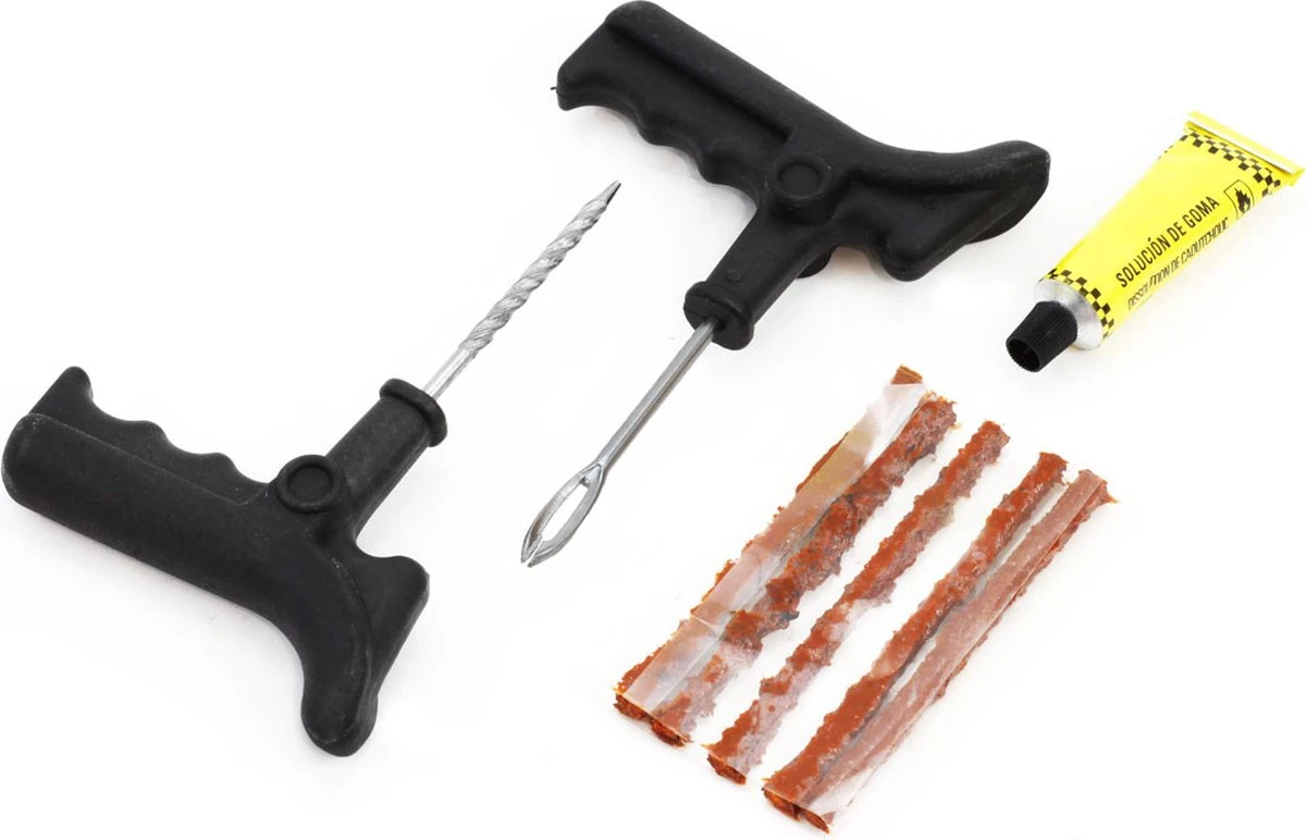 Merkloos Bandenreparatieset Auto Banden - Banden Reparatie Set Auto Banden - Prop Reparatie Set 1 Merkloos Bandenreparatieset Auto Banden - Banden Reparatie Set Auto Banden - Prop Reparatie Set