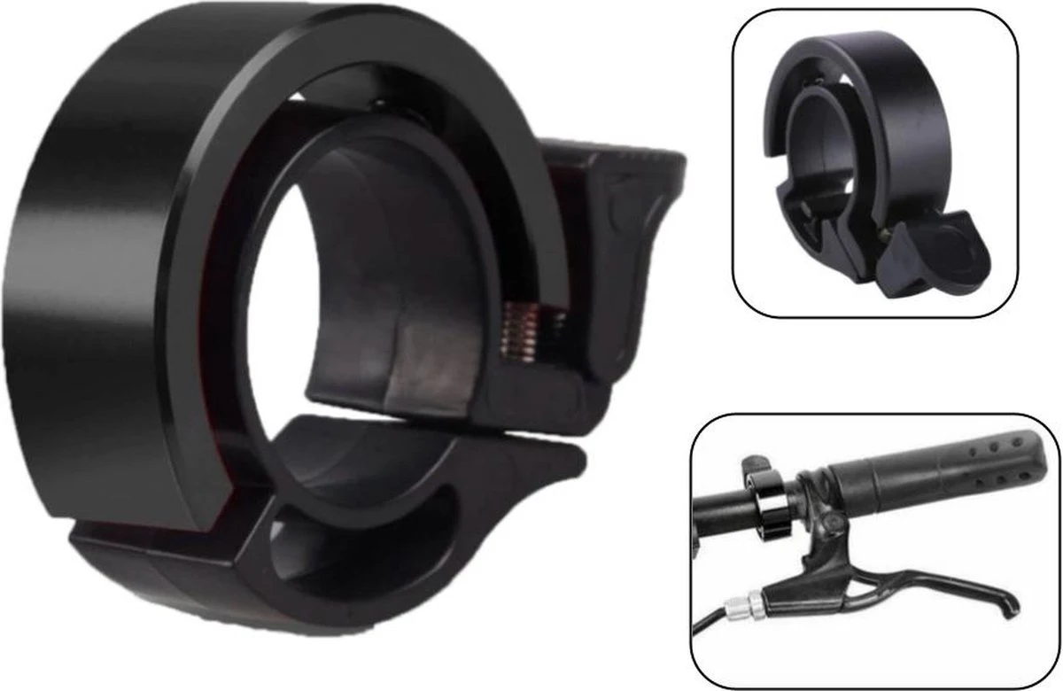 PD® - Fietsbel - Ring Fietsbel - Aluminium Fietsbel - Classic Fietsbel - Fietsbel Small 15mm - Stuurdiameter ø 22 Mm - Zwart 1 PD® - Fietsbel - Ring Fietsbel - Aluminium Fietsbel - Classic Fietsbel - Fietsbel Small 15mm - Stuurdiameter ø 22 Mm - Zwart
