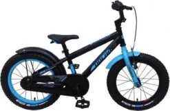 Volare Rocky Kinderfiets - 16 Inch - Zwart Blauw - 95% Afgemonteerd - Prime Collection -Fietsuitrustings Winkel 1200x788 2