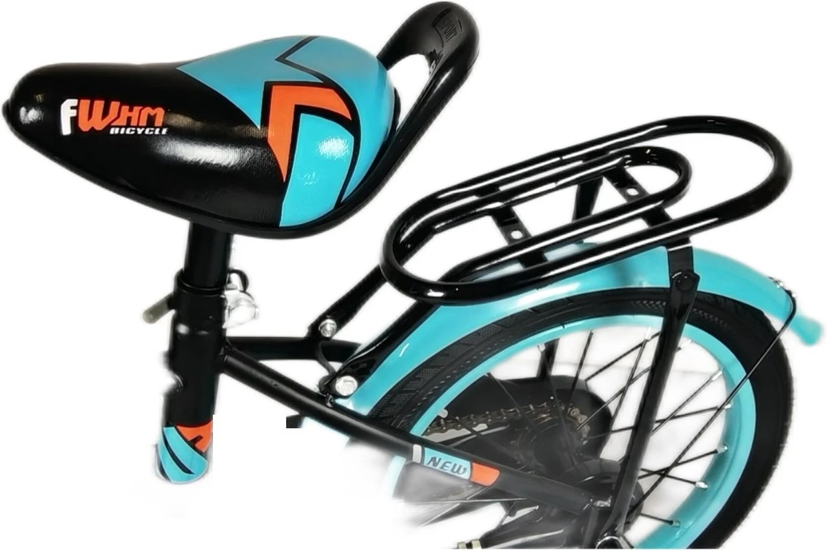 Kinderfiets - 16 Inch Kinderfiets -vanaf 4-7 Jaar Jongens En Meisjes Fietsen - Terugtrap -Rem -Stabilisatoren(2 Zijwieltjes)- Mandje - Achterbank - Groen 11 Kinderfiets - 16 Inch Kinderfiets -vanaf 4-7 Jaar Jongens En Meisjes Fietsen - Terugtrap -Rem -Stabilisatoren(2 Zijwieltjes)- Mandje - Achterbank - Groen - Afbeelding 11