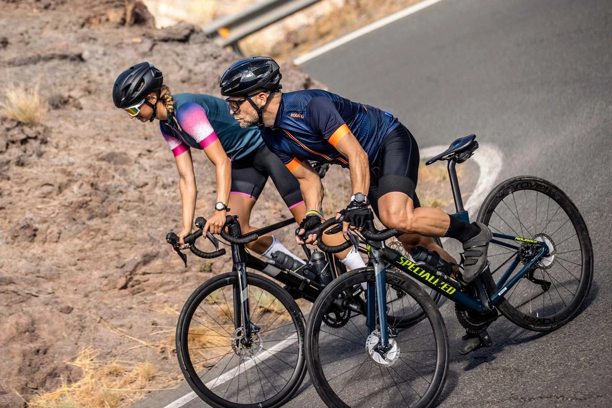 Rogelli Dusk Fietsshirt Heren Blauw/Oranje - Maat XL 3 Rogelli Dusk Fietsshirt Heren Blauw/Oranje - Maat XL - Afbeelding 3