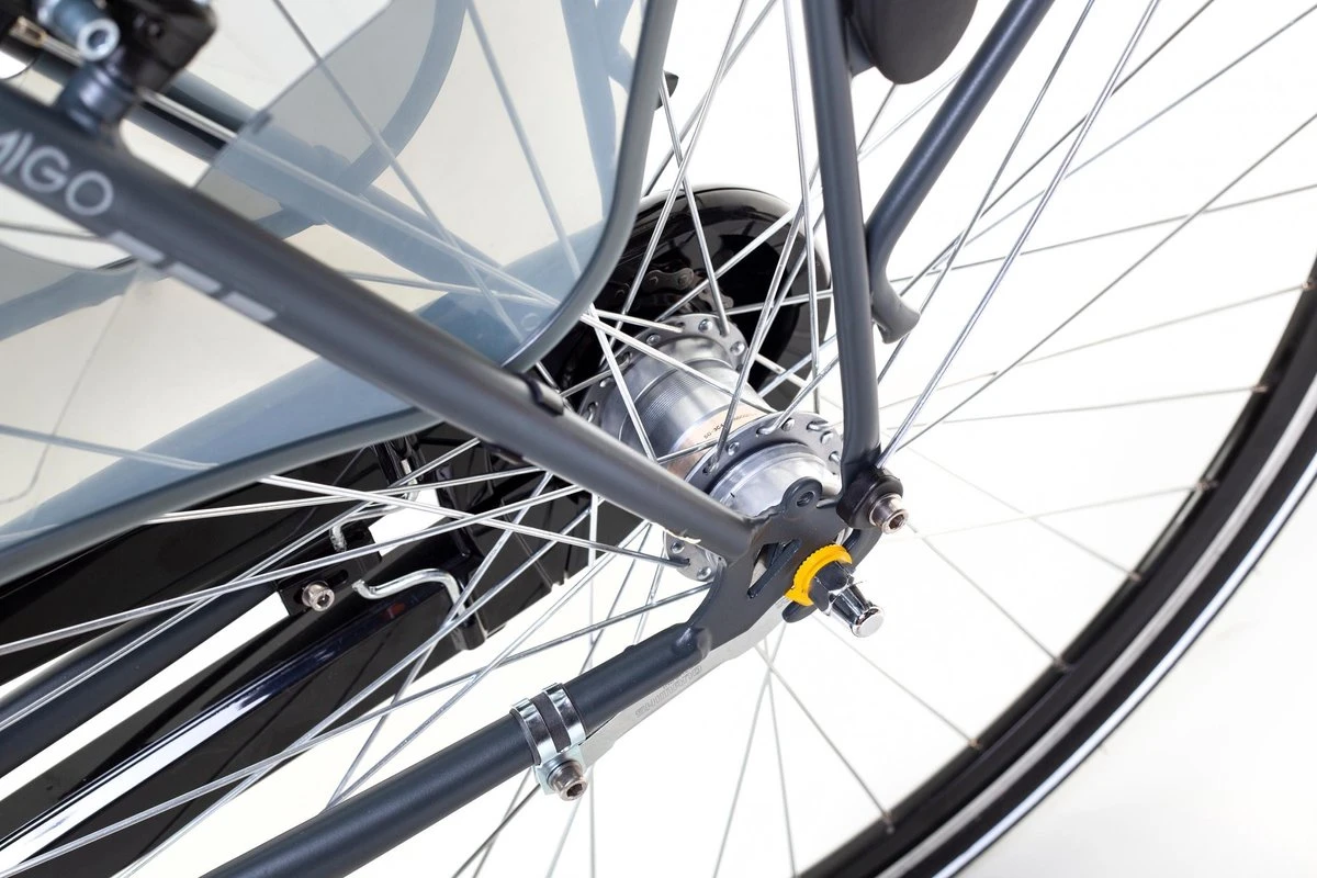 Amigo Bright - Damesfiets 28 Inch - Fiets Met 3 Versnellingen - Antraciet 6 Amigo Bright - Damesfiets 28 Inch - Fiets Met 3 Versnellingen - Antraciet - Afbeelding 6