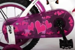 Volare Heart Cruiser Kinderfiets - Meisjes - 12 Inch - Wit Paars -Fietsuitrustings Winkel 1200x802 2
