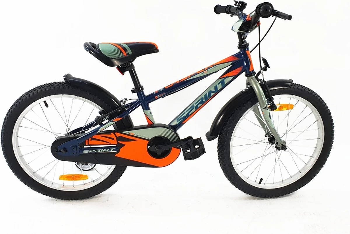 Sprint Casper - Mountainbike - Jongensfiets 20 Inch - Blauw/Oranje - Kinderfiets - Framemaat:26 Cm - BK21SI0810_2 Rij1-3-4 1 Sprint Casper - Mountainbike - Jongensfiets 20 Inch - Blauw/Oranje - Kinderfiets - Framemaat:26 Cm - BK21SI0810_2 Rij1-3-4