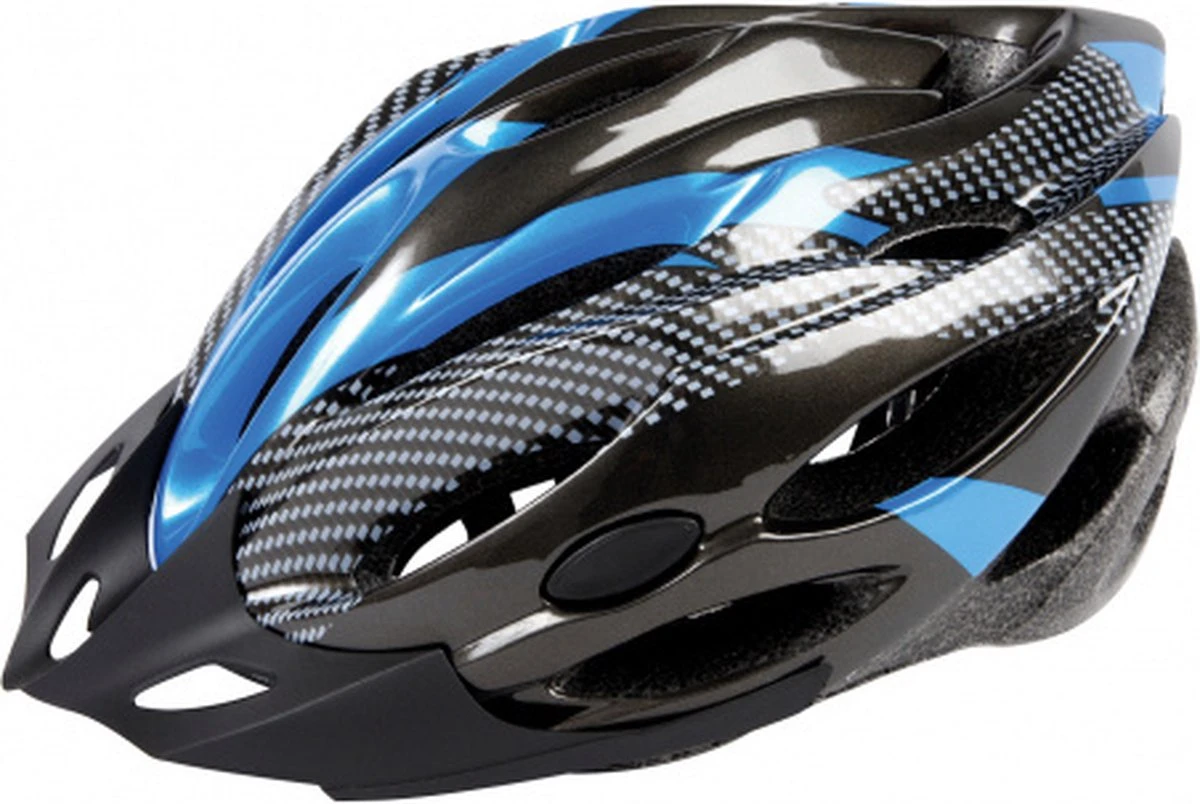 Mirage Allround Fietshelm - Maat L/XL (58 T/m 62 CM) - Zwart / Blauw 2 Mirage Allround Fietshelm - Maat L/XL (58 T/m 62 CM) - Zwart / Blauw - Afbeelding 2