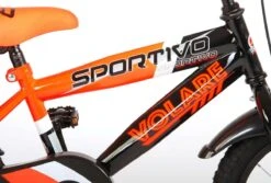 Volare Sportivo Kinderfiets - Jongens - 16 Inch - Neon Oranje Zwart - 95% Afgemonteerd -Fietsuitrustings Winkel 1200x811