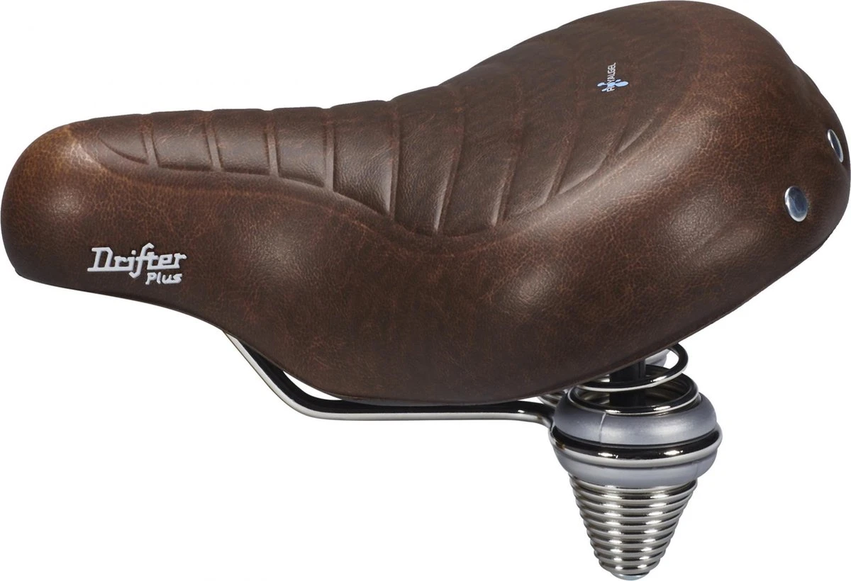 Selle Royal Drifter Plus - Fietszadel - Gel - Bruin 2 Selle Royal Drifter Plus - Fietszadel - Gel - Bruin - Afbeelding 2