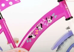 Volare Disney Minnie Cutest Ever! - Kinderfiets - Meisjes - 14 Inch - Roze -Fietsuitrustings Winkel 1200x850