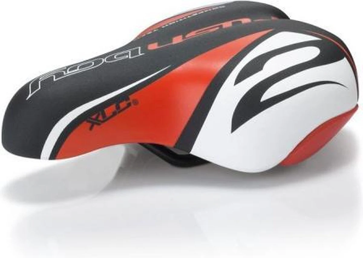 XLC Kinderzadel - Universeel - Zwart/Rood - SA-C02 1 XLC Kinderzadel - Universeel - Zwart/Rood - SA-C02