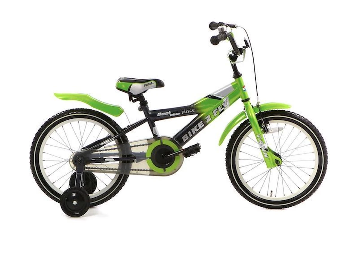 Popal Bike 2 Fly 16k Kinderfiets - 16 Inch - Jongens - Zwart/Zilver 2 Popal Bike 2 Fly 16k Kinderfiets - 16 Inch - Jongens - Zwart/Zilver - Afbeelding 2