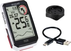 SIGMA SPORT GPS Fietscomputer Sigma ROX 4.0 GPS Met Standaard Stuurhouder - Wit -Fietsuitrustings Winkel 1200x859 1